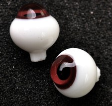 Nice 8MM Dark Brown Round BJD Glass BJD Eyes For DOD DZ AOD Volks Doll
