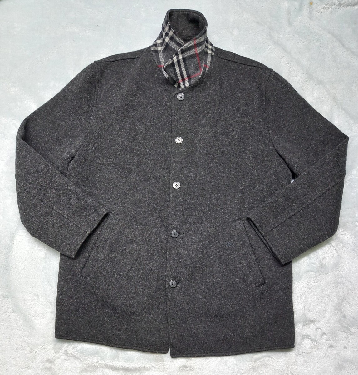 Burberry London Coat Jacket Men's Winter Wool Nova check