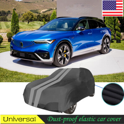 Black/Grey SUV Dust-proof elastic car cover indoor vehicle for Acura ZDX