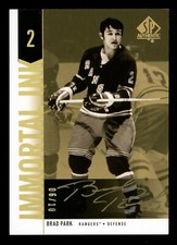 2014-15 Upper Deck SP Authentic Brad Park Immortal Ink Auto /10 #II-BP