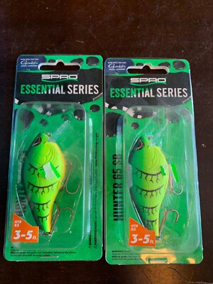 CRANKBAIT 3-5' Old Fire Tiger - rattle - Hunter 65 SB SPro Essential Series x2
