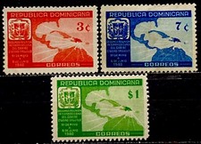 Dominican Republic 1940. SC# 362-364.Mint Hinged OG