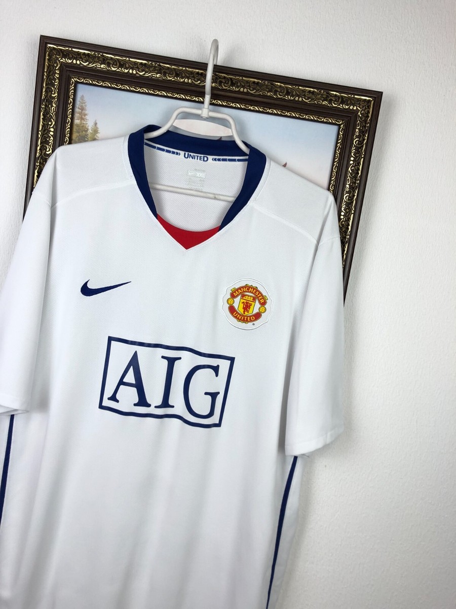 Manchester United Away football shirt 2008 Soccer Nike Jersey Mens