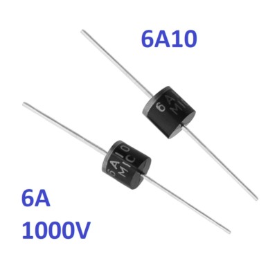 5-10 St. 6A10 (P600M) Si-Gleichrichterdiode 1000V 6A MIC für Solarpanel 