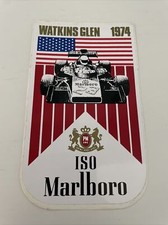 Vintage Marlboro Racing Sticker Watkins Glen 1974