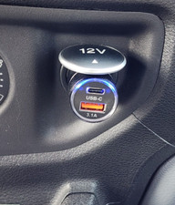 3.1A USB PD Car Charger Type-C Fast Charging Phone Adapter Quick Charge 15W 