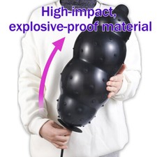 Big Huge Inflatable Plug Dilator Beads Ball Expander Silicone Pump BDSM Male New