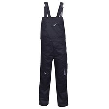 Bib and Brace Overalls Heavy Duty Work Trousers Dungaress 4 Colours Pockets