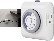 NEW, GE 24-Hour Heavy Duty Timer for Indoors, Controls 2 devices, Model 5316-71