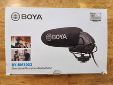 Camera Microphone, Shotgun Mic, Low Cut Filter, Gain, BY-BM3032