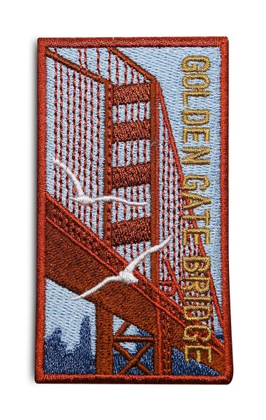 Golden Gate Bridge Patch Zum AufbüGeln | Usa Amerika Patches, BüGelflicken-image