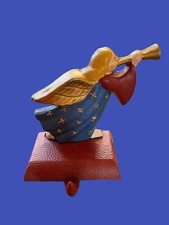 Cast Metal Angel Stocking Hanger
