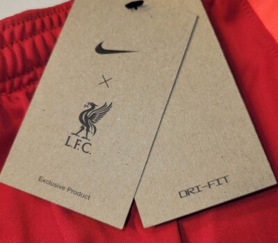 Nike Boys Liverpool FC Home Soccer Shorts Dri-Fit Color Red DB2565