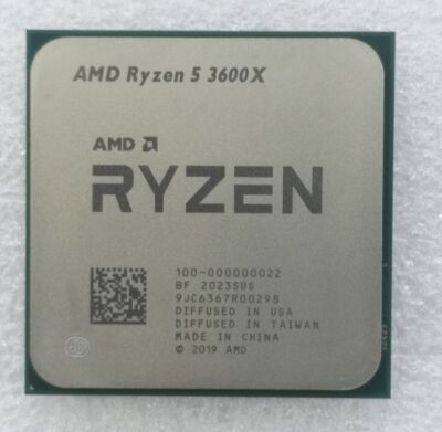 AMD Ryzen 5 3600X AM4 CPU Processor r5 3600X 3.8GHz 6C 12Thr 32M Desktop 32MB