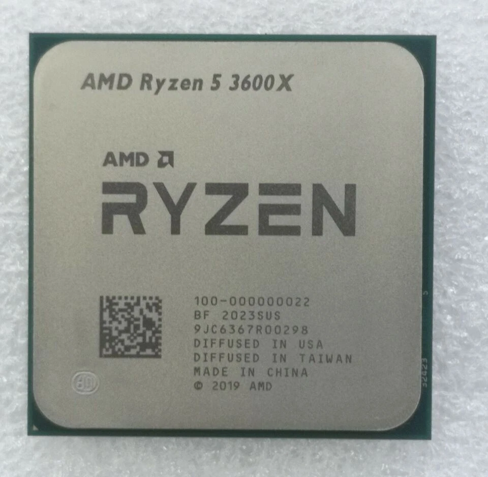 AMD Ryzen 3600X AM4 CPU Processor r5 3600X 6C 12Thr 32M Desktop  32MB