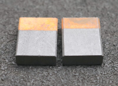 2x Kohlebürste ohne Litze EG602 8x20x25mm (t x a x r) Carbon brushes unbenutzt