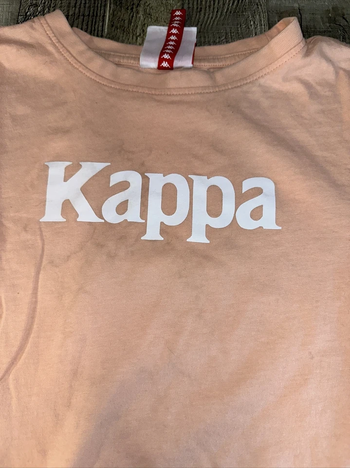 Camisa Kappa Sportswear Talla Mediana Gris Blanco Foto 2 de 4