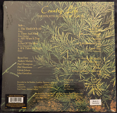 レア新品☆ROXY MUSIC☆ロキシー ミュージックCOUNTRY LIFE ROXY MUSIC ~ COUNTRY LIFE ~ NEW LP 2022 (ORIG 1974) ~ 180g HALF