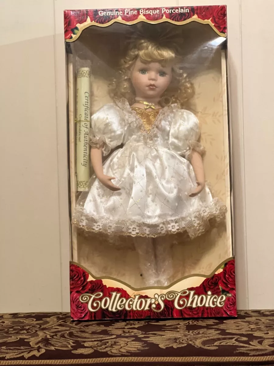 Genuine Fine Bisque Porcelain Doll