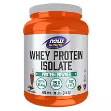 NOW FOODS Whey Protein Isolate Creamy Chocolate Powder 1.8 lbs.