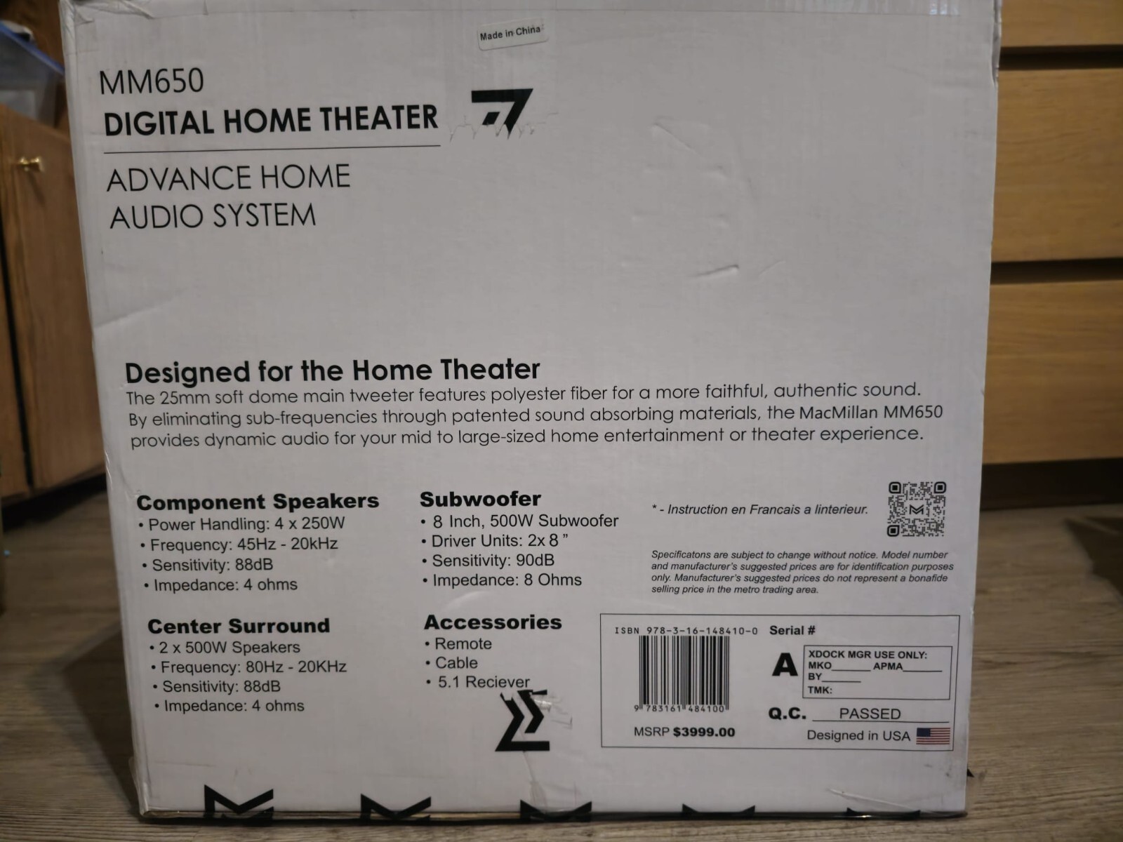 Brand New MacMillan MM650 Digital Home Theatre eBay