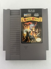 Battle Chess Nintendo NES 1990 Authentic w/ Case & Manual