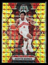 2022 Panini - Mosaic Basketball Scottie Barnes #113  Reactive Yellow Prizm