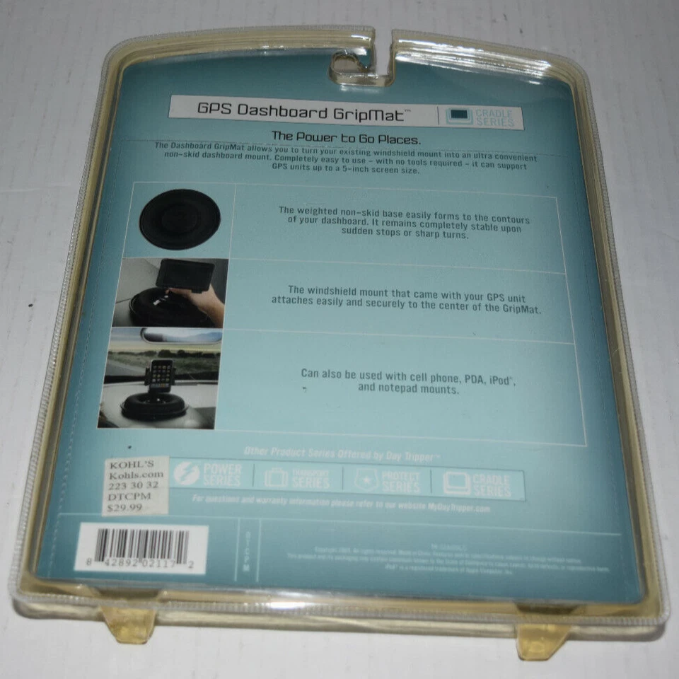 Day Tripper Mobile Device and GPS Dashboard GripMat, New in Package - Image 2 of 4