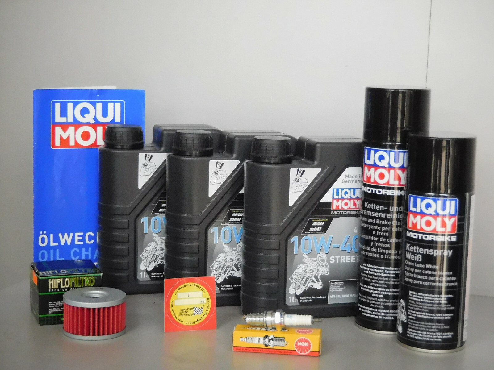 Maintenance Set Suzuki DR 800 - Service Inspection Oil Filter Spark Plug Oil