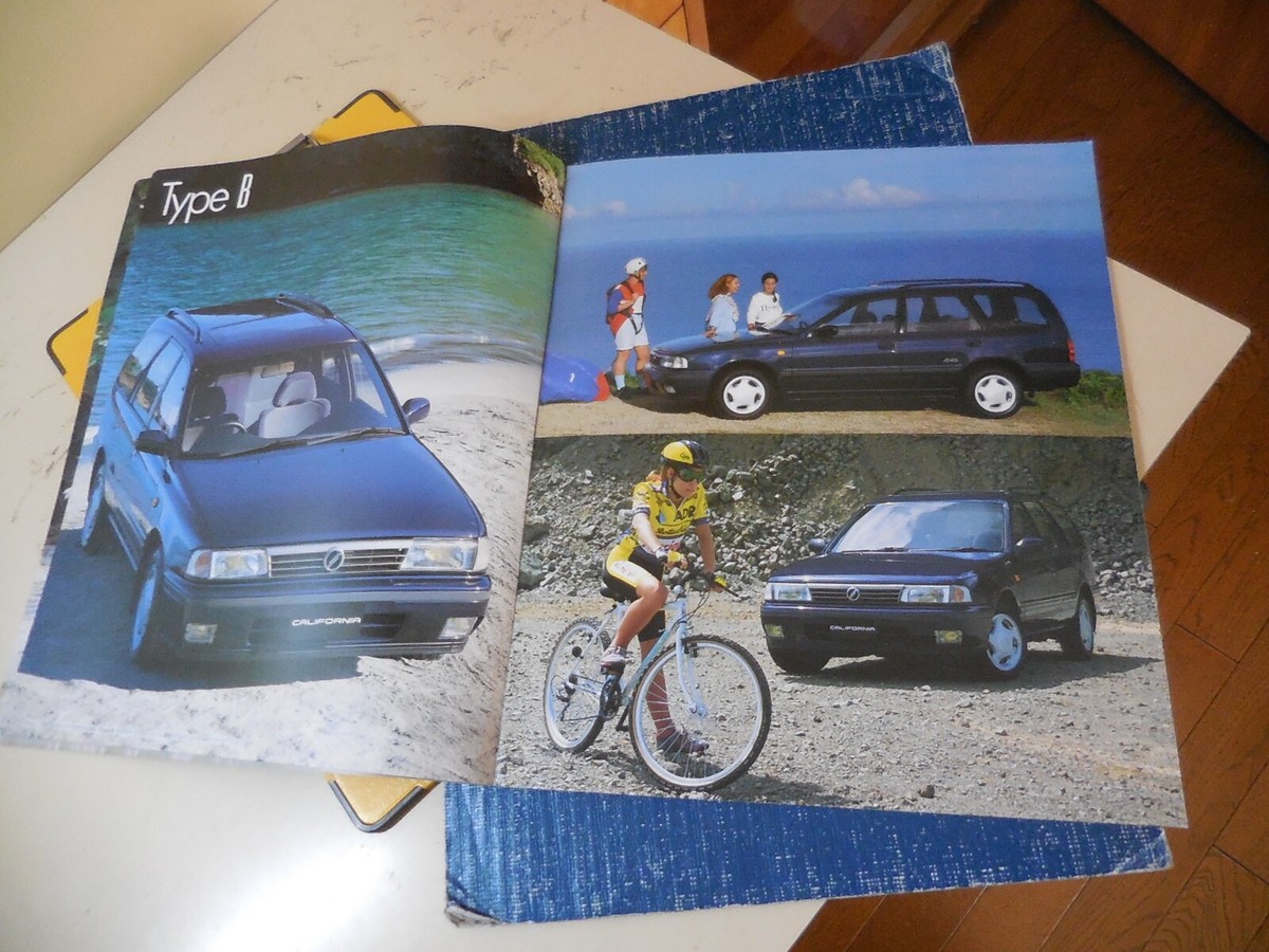 Nissan SUNNY CALIFORNIA Japanese Brochure 1992/03 Y10 GA15DS | eBay