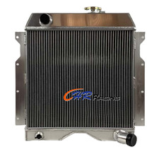 Aluminum Radiator For 1954-1964 Jeep Willystruck6-226utility Wagon L6 3.7l Mt