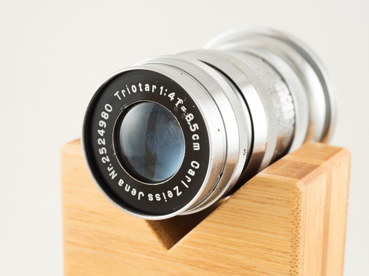 Carl Zeiss Jena Triotar 8,5CM F4 Contax Lens - 85mm 1:4 I Carl Zeiss Jena Triotar 8,5CM F4 Contax Lens - 85mm 1:4 I
