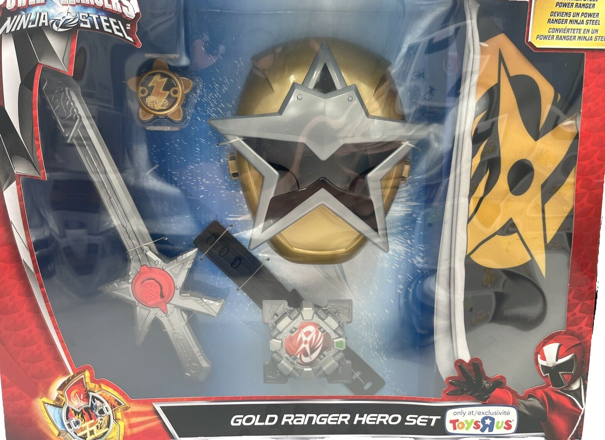 Power Rangers Ninja Steel Gold Ranger Hero Set Exclusive Costume