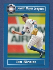 IAN KINSLER 2008 Jewish Major Leaguers Baseball #16 Texas Rangers JML Card^
