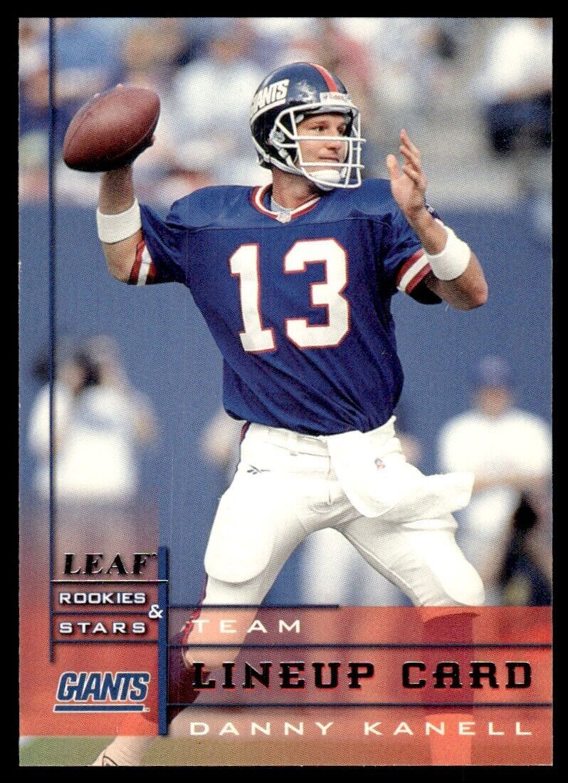 1998 Leaf Rookies & Stars #287 Danny Kanell – Giants