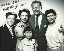BILLY GRAY SIGNED AUTHENTIC 'FATHER KNOWS BEST' BUD 8x10 PHOTO w/COA TV ACTOR