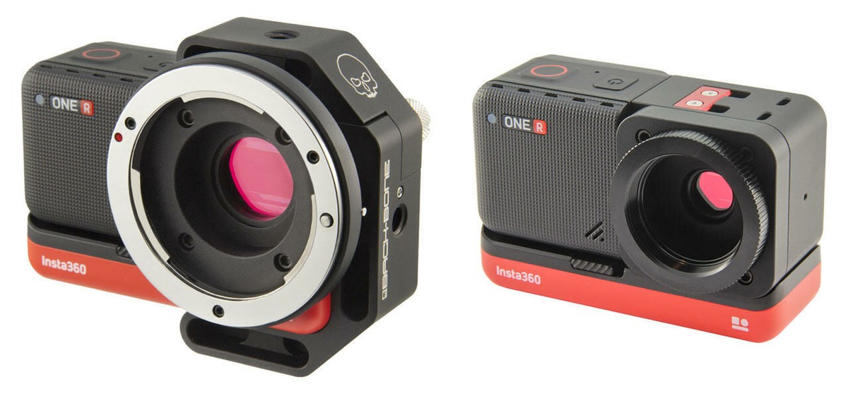 Insta360 ONE R 1-Inch Modified Camera RibCage BackBone DSLR C-CS MFT  Mount