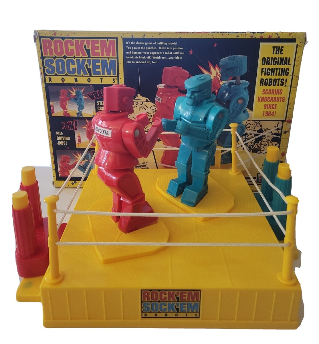 Rock Em Sock Em Robots Boxing 2008 Mattel Classic Toy With