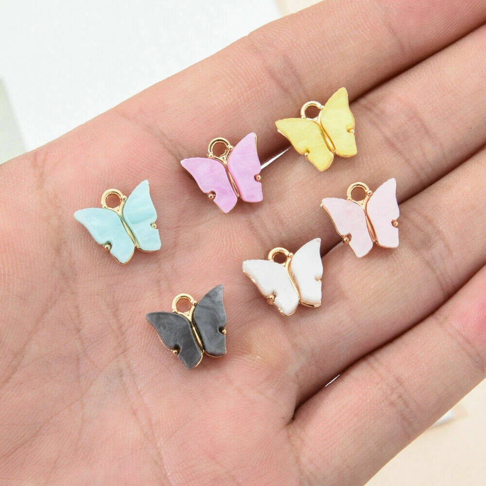 Gold butterfly charms bulk deals