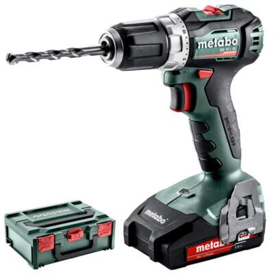 Metabo Akku Bohrschrauber BS 18 L BL 2x 2,0 Ah Li-Power Akkupacks Lader Metabox