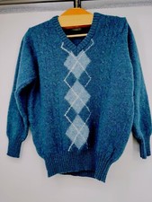 Vintage Fitzpatrick Of Ireland Shetland Wool Sweater Size Eu46