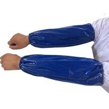 1 Pair Waterproof Arm Sleeves Covers Oilproof Oversleeves Forearm Protector Blue