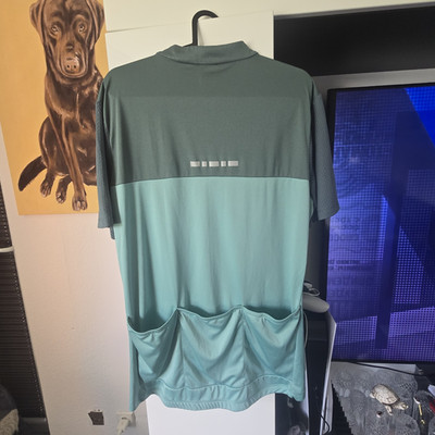 Active Touch Radtrikot Kurzarm mit Reißverschluss & Rückentaschen XL grün/türkis