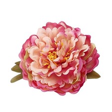 6 Inch Peony Flower Hair Clip Pin Up Brooch Rose Pink Wedding