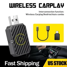 Auto Car Play Wireless Adapter CarPlay Dongle For iPhone IOS/Android Plug&Play
