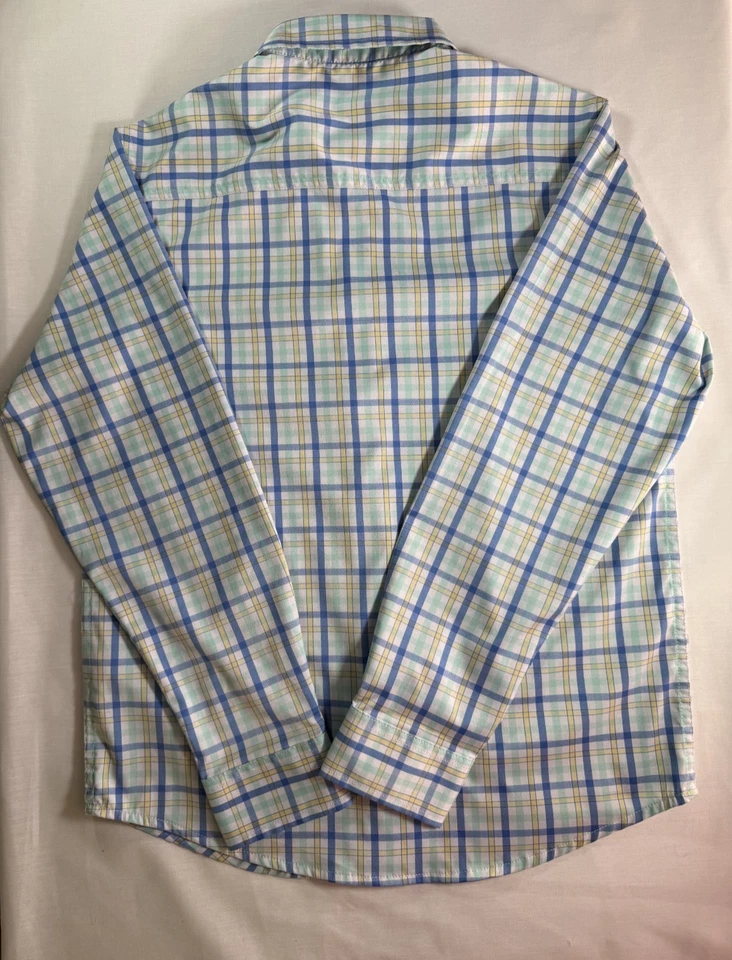 IZOD Niño Cuadros Manga Larga Abotonada Talla L (14/16) Foto 2 de 4