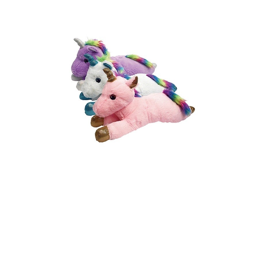 Jumbo Unicorn for Dog Toy 24" Assorted colors SOLD EACH ITEM