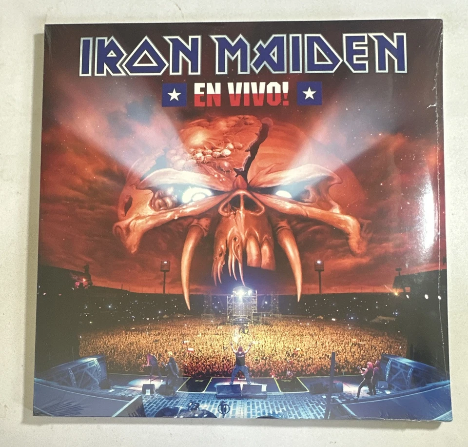 Iron Maiden ~ En Vivo! Triple Vinyl Lp Record Limited Edition NEW SEALED MINT - Image 2 of 4