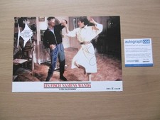 Michael Palin & Jamie Lee Curtis autographs signed A4 lobby card "Wanda" ACOA