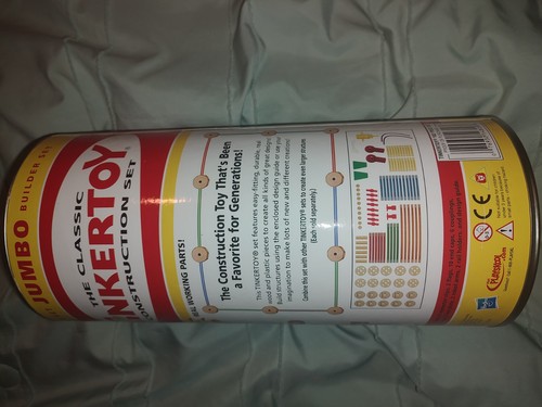 Classic Tinker Toy jumbo 102 piece set Complete - Picture 5 of 8